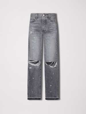 Jeans Amiri Anchos Directo Mujer Gris | 2508-XRNQO