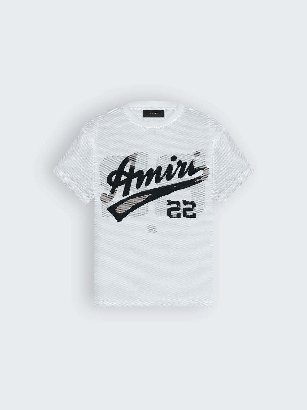 Camisas Amiri 22 Mesh Hombre Blancas Negras | 2486-AMUED