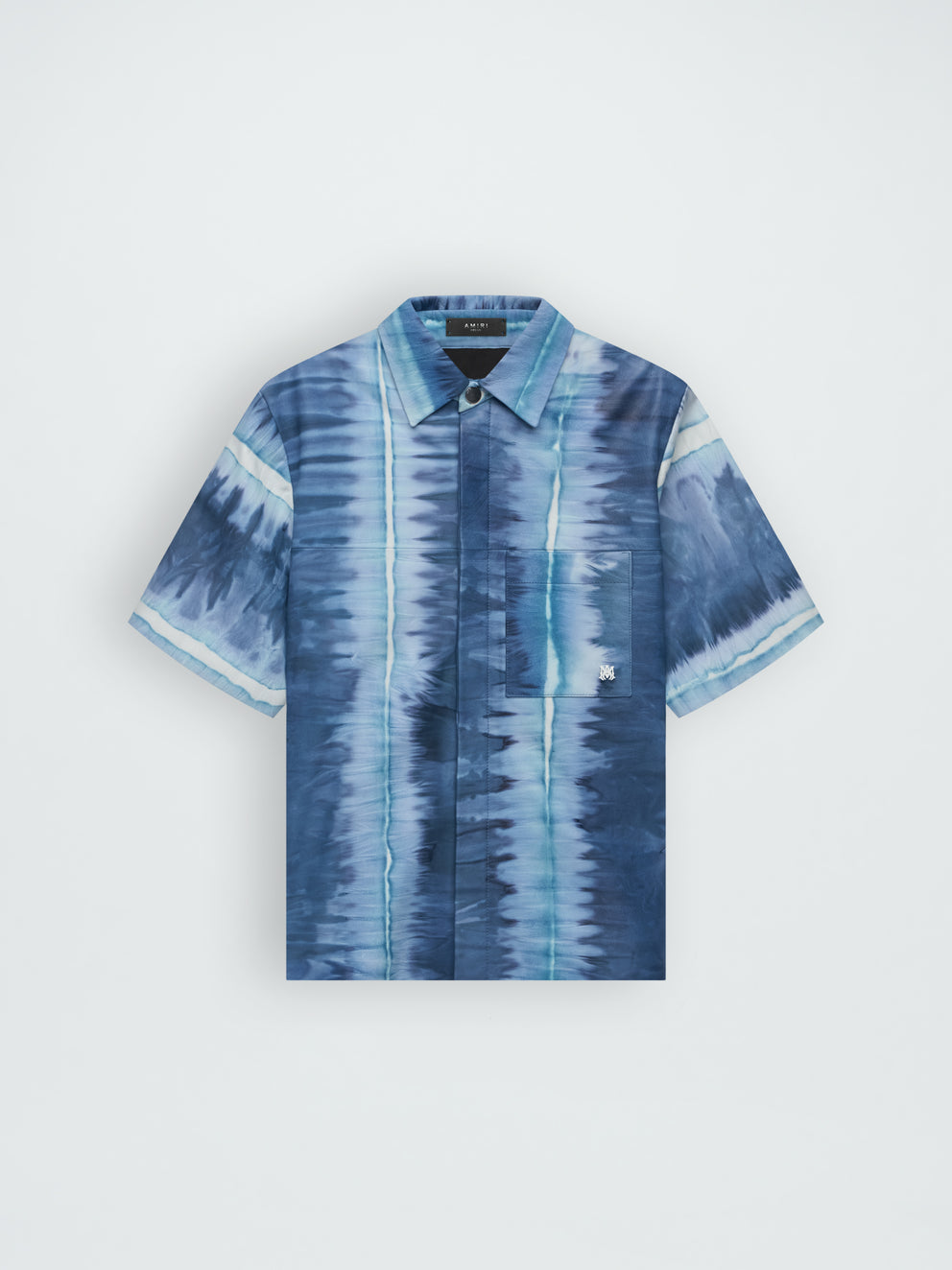 Camisas Amiri Cuero Tie Dye Overshirt Hombre Azules | 3974-TUZBW