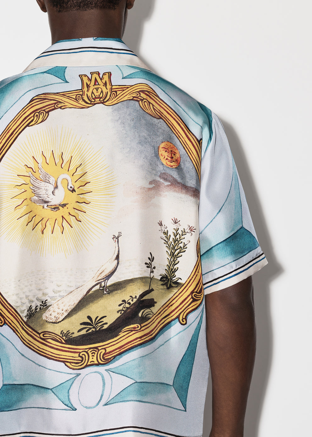 Camisas Amiri Landscape Frame Bowling Hombre Multicolor | 3045-LMRKB