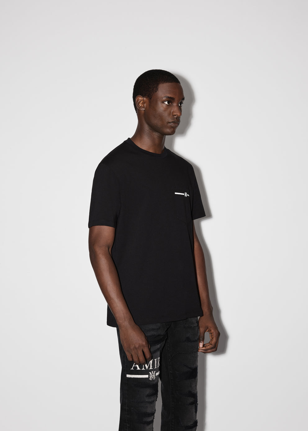 Camisas Amiri M.A. Pocket Hombre Negras | 9250-EGPUT