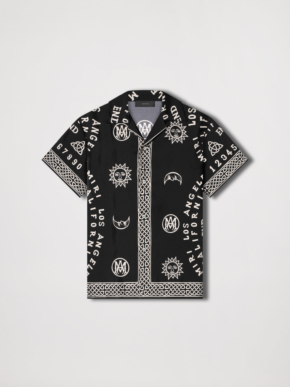 Camisas Amiri Ouija Board Bowling Hombre Negras | 3180-DYTSF