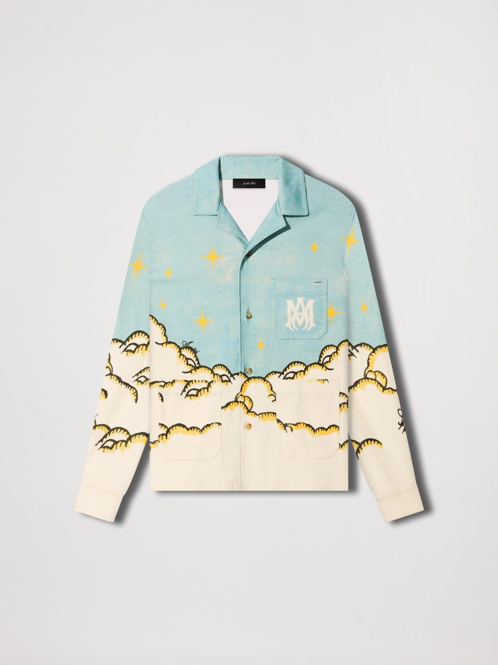 Camisas Amiri Sunscape Long Sleeve Pj Hombre Multicolor | 2763-ROFXN