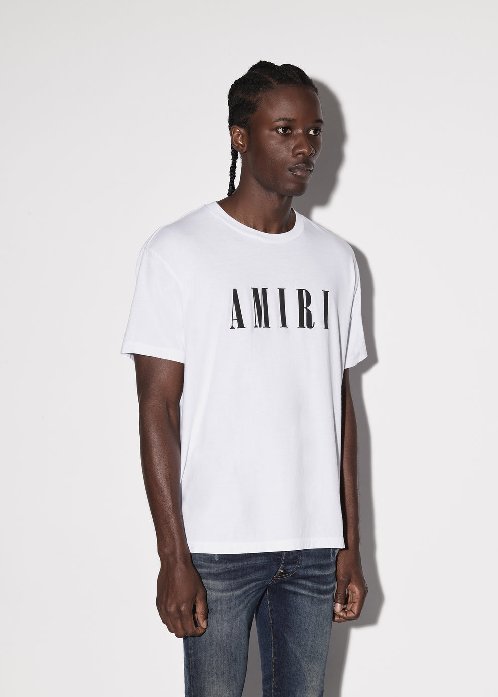 Camisetas Running Amiri Core Logo Hombre Negras | 7105-YFJOI