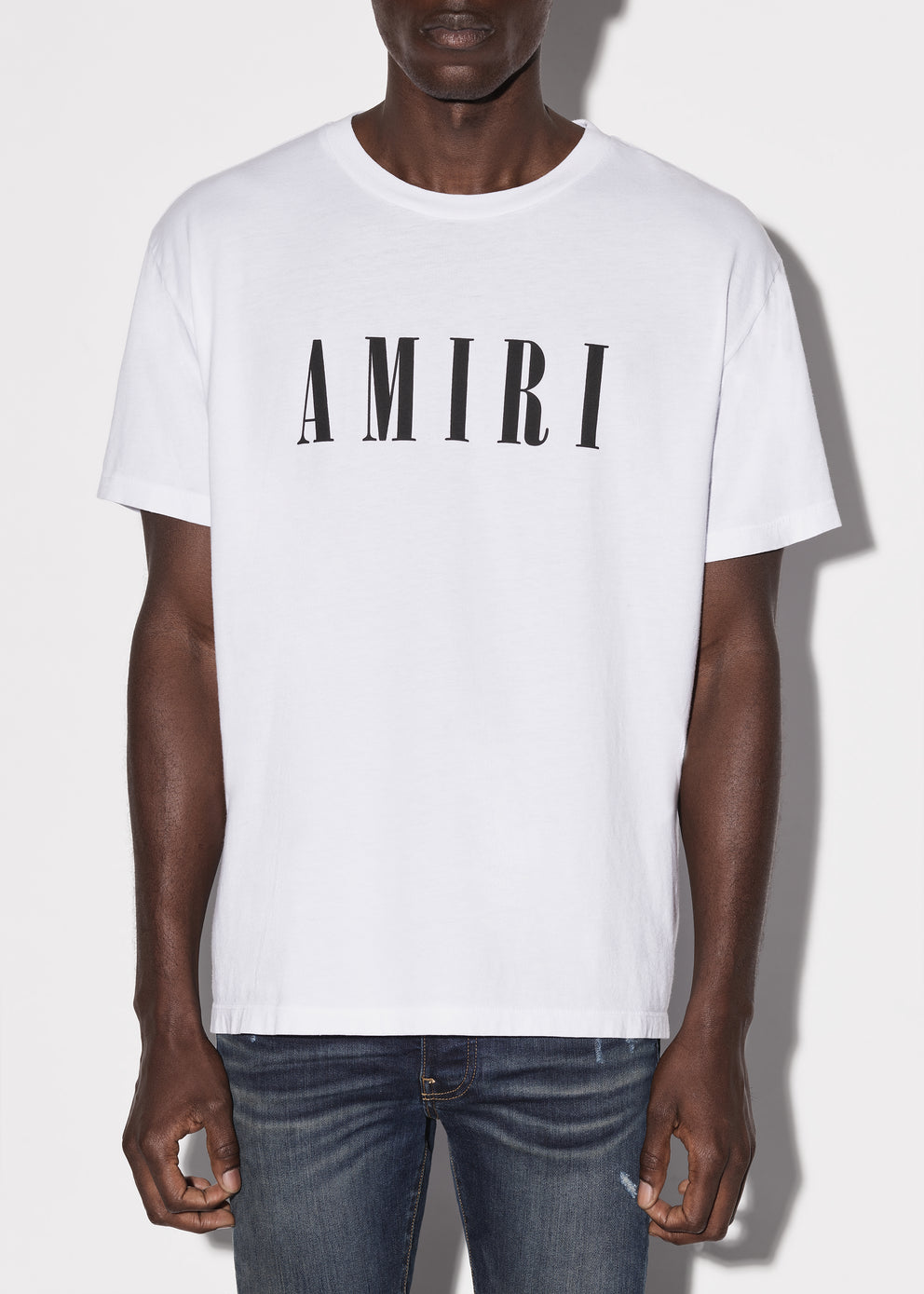 Camisetas Running Amiri Core Logo Hombre Negras | 7105-YFJOI