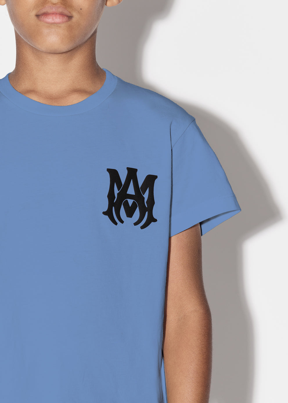 Camisetas Running Amiri M.A. Niños Azules | 1324-XMPIA