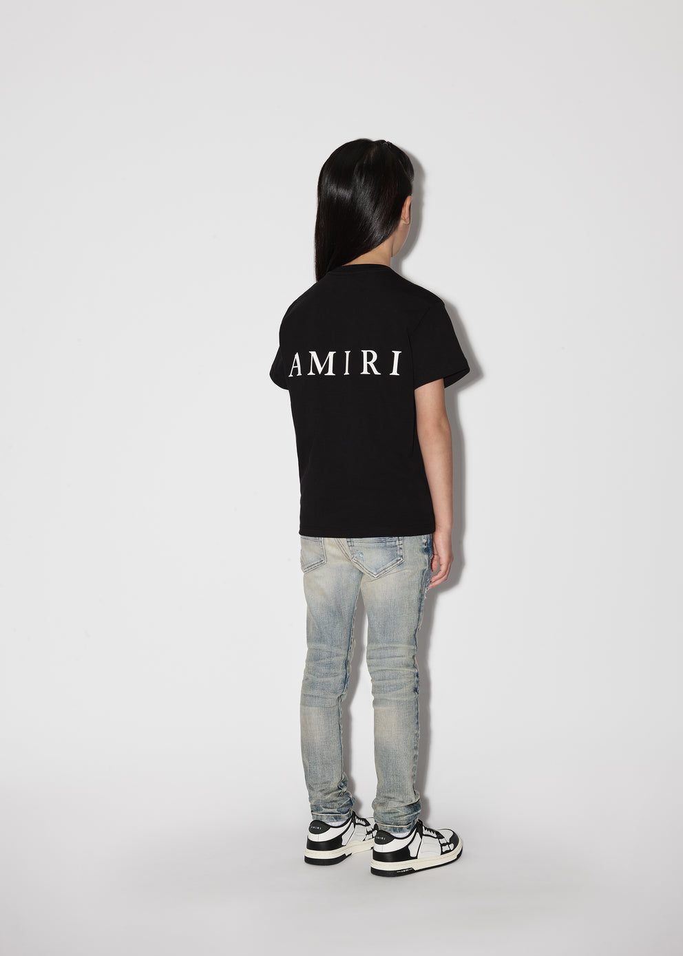 Camisetas Running Amiri M.A. Niños Negras | 2346-XBVWC