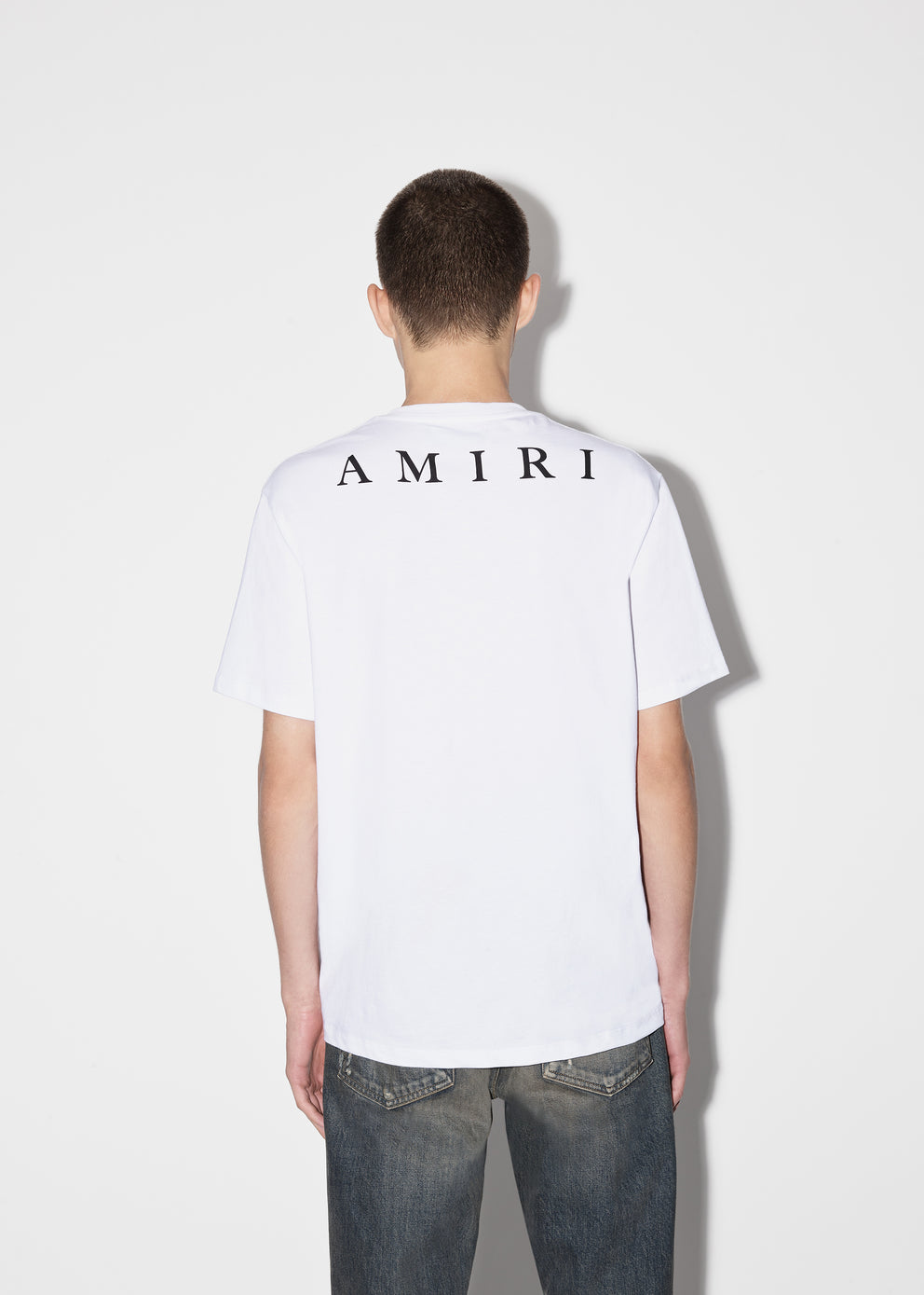 Camisetas Running Amiri M.A. Pocket Hombre Blancas | 1839-FPQUW