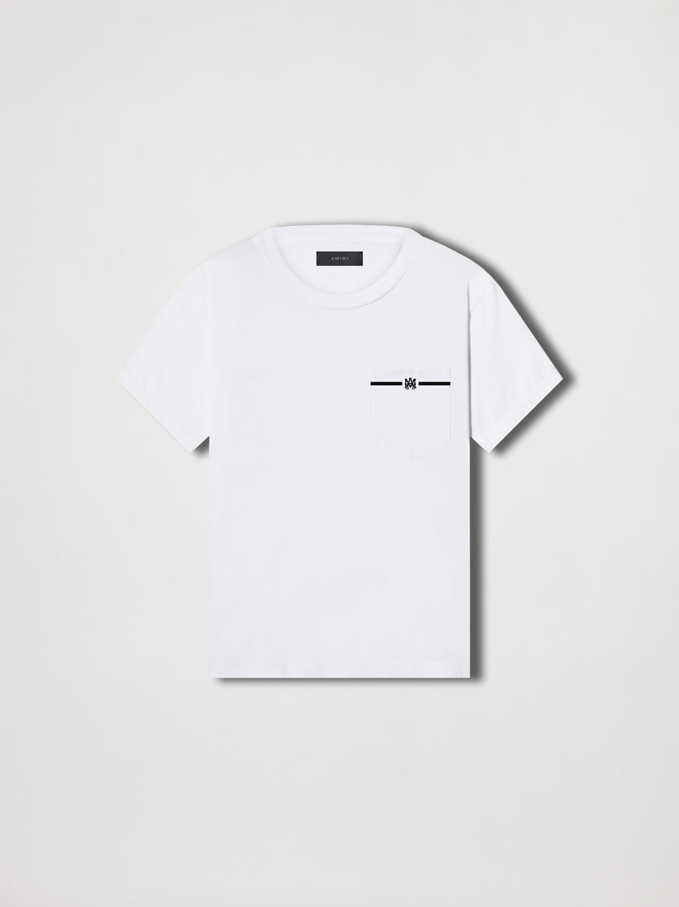 Camisetas Running Amiri M.A. Pocket Hombre Blancas | 1839-FPQUW