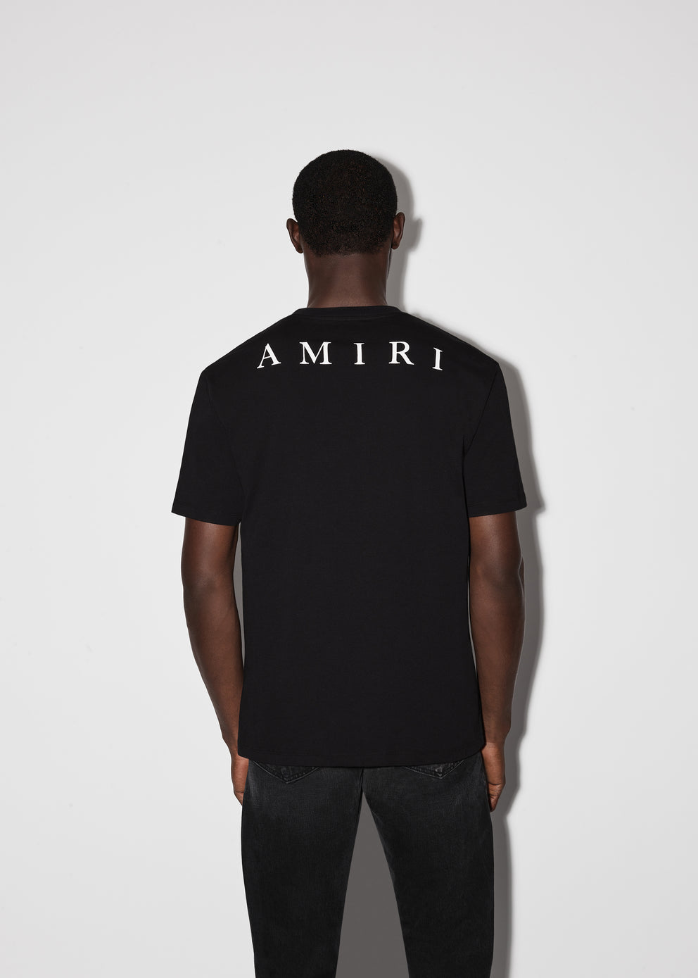 Camisetas Running Amiri M.A. Pocket Hombre Negras | 6187-JDMLE