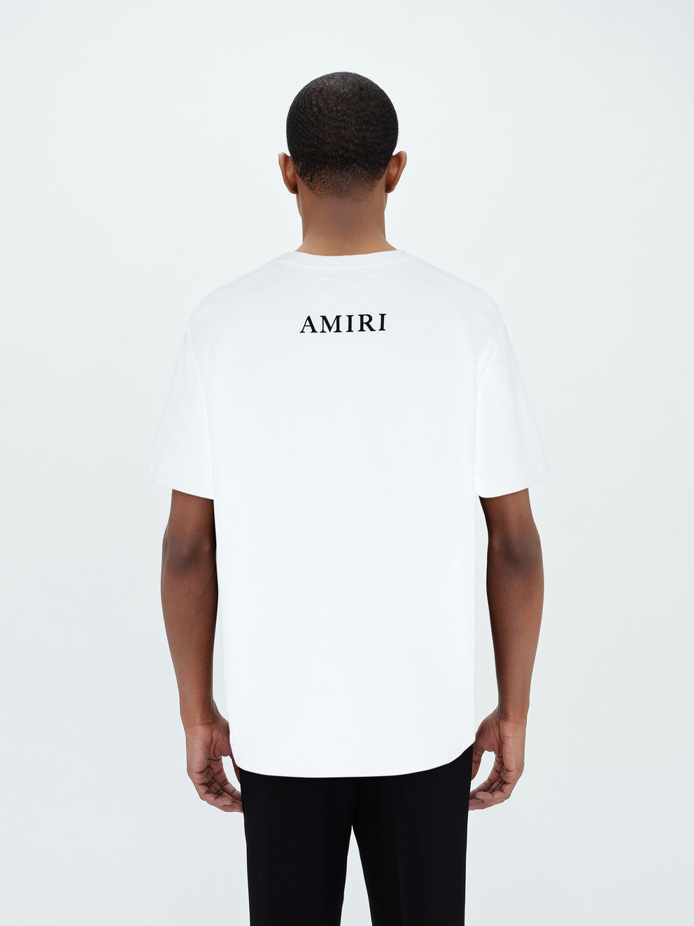 Camisetas Running Amiri Micro M.A. Bar Hombre Blancas | 5476-RNXZT