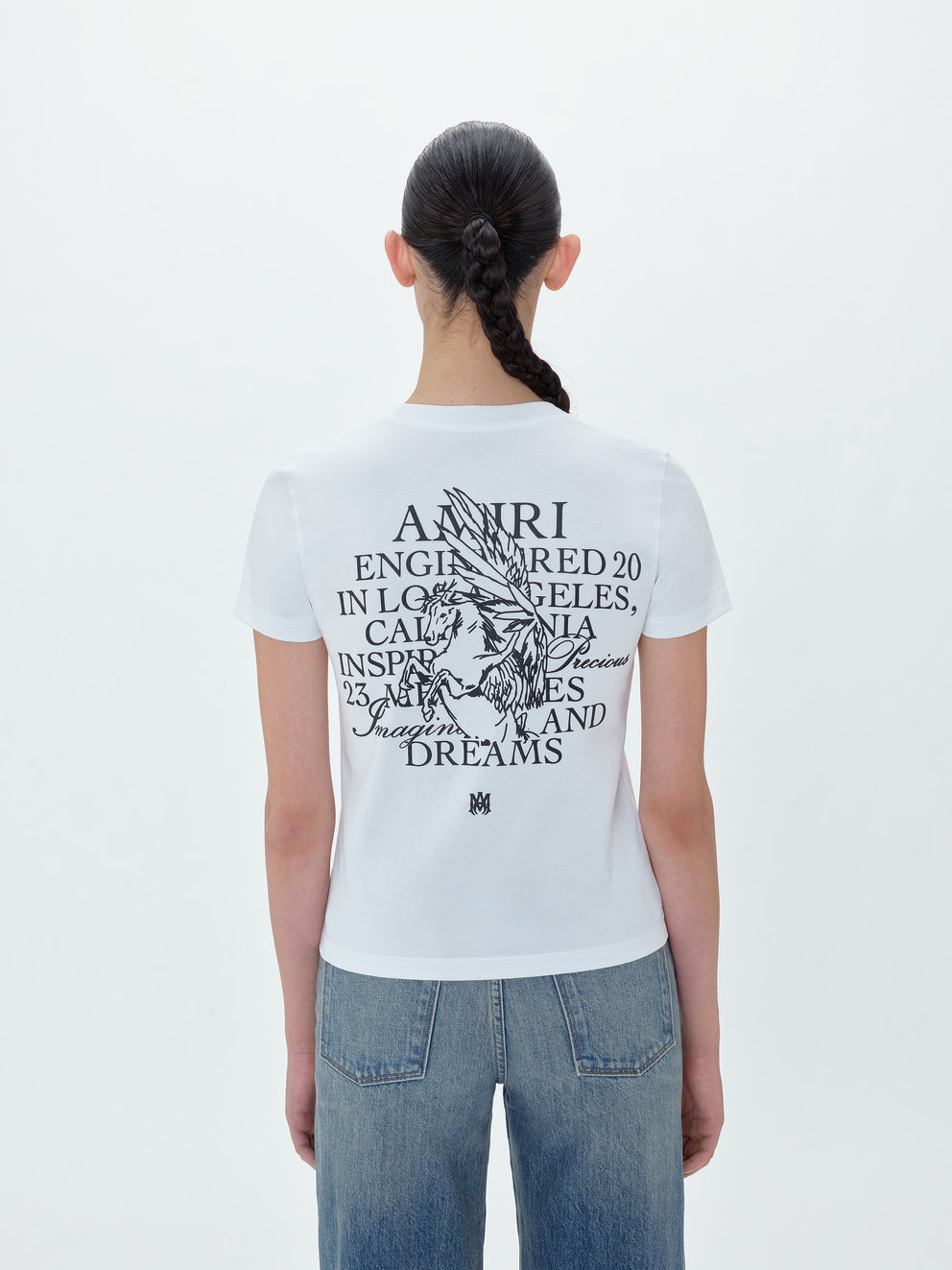 Camisetas Running Amiri Precious Memories Mujer Blancas | 1956-TYGDI