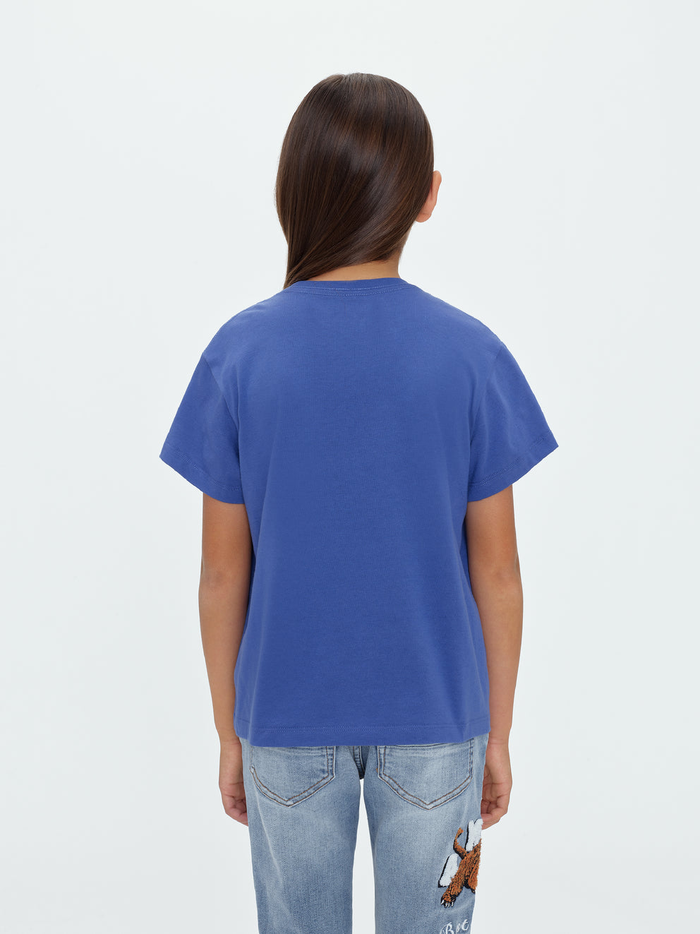 Camisetas Running Amiri Vintage Tiger Niños Azules | 0495-WYCDP