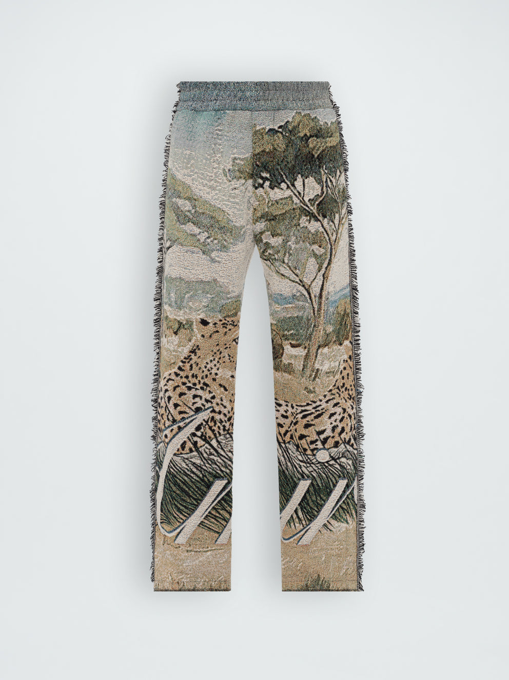Pantalones Amiri Cheetah Tapestry Lounge Pant Hombre Beige | 5432-VSEDG