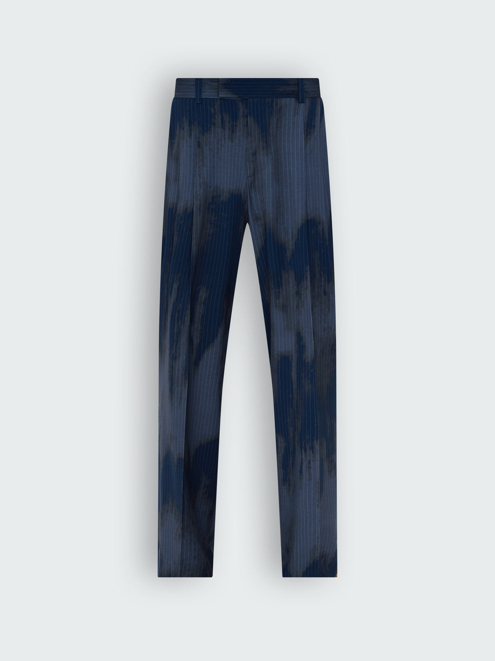 Pantalones Amiri Pinstripe Double Plisado Trousers Hombre Azul Marino | 7364-UODZM