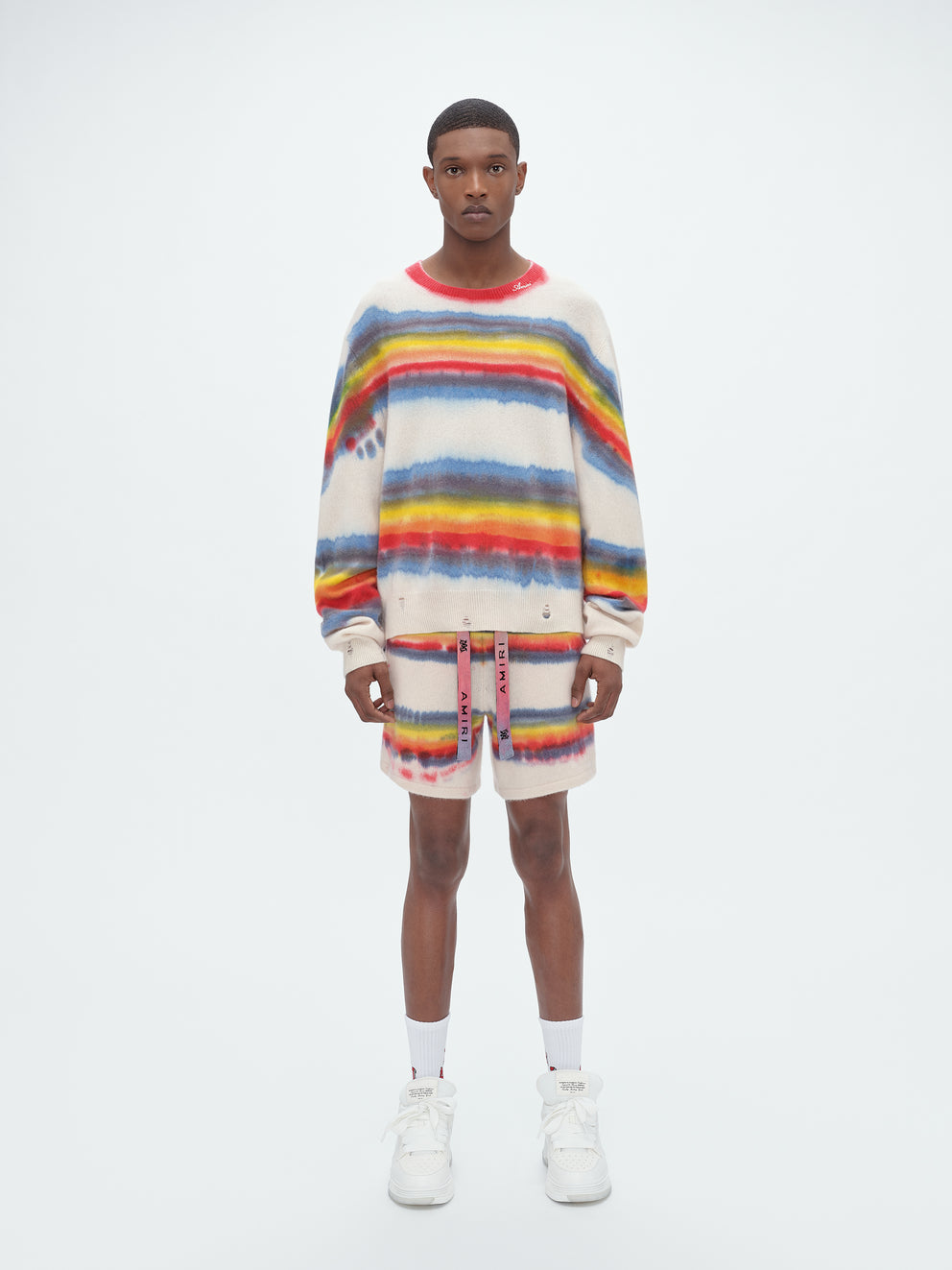 Prendas De Punto Amiri Rainbow Tie Dye Hombre Multicolor | 1875-QKIRZ